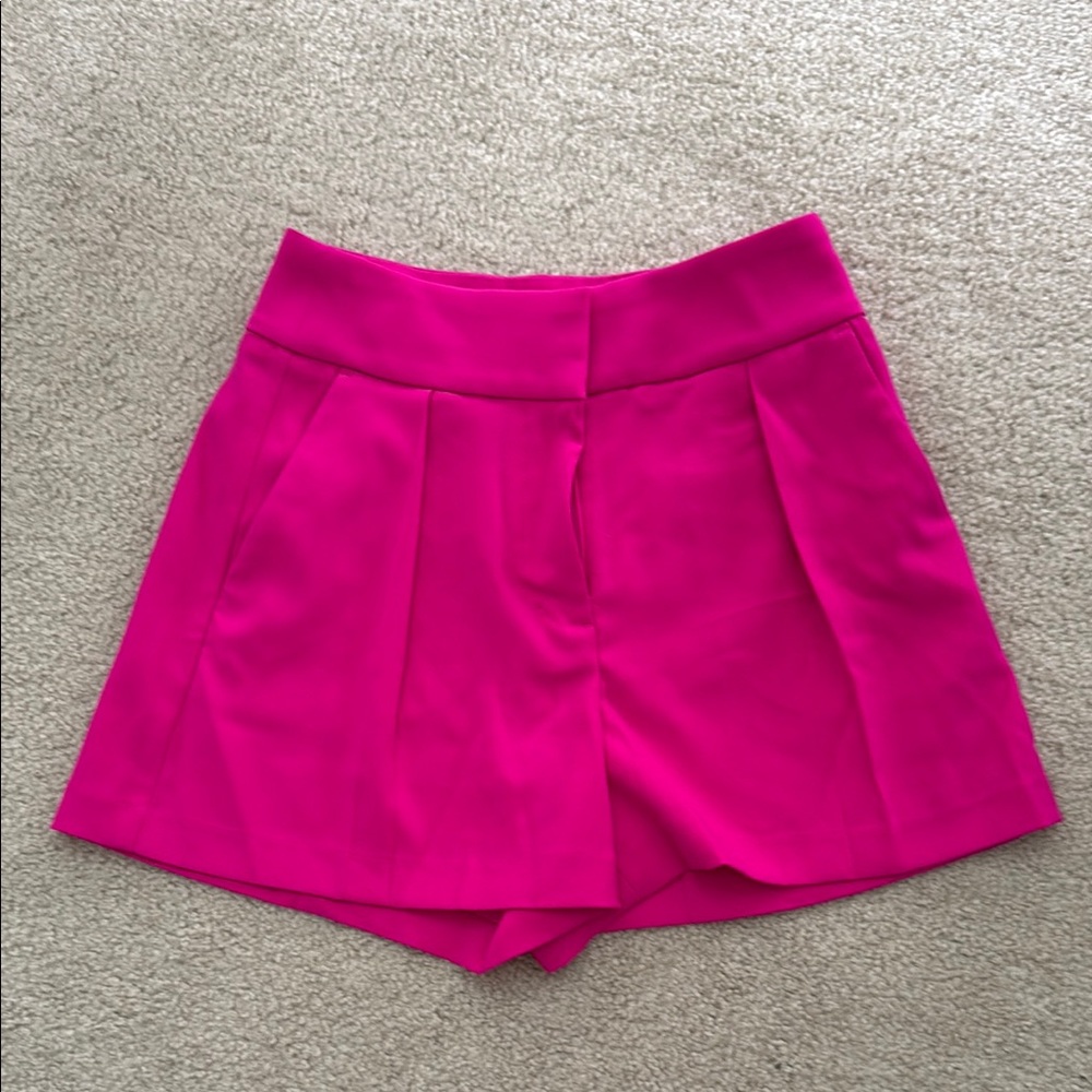 EXPRESS super high rise Pink Shorts